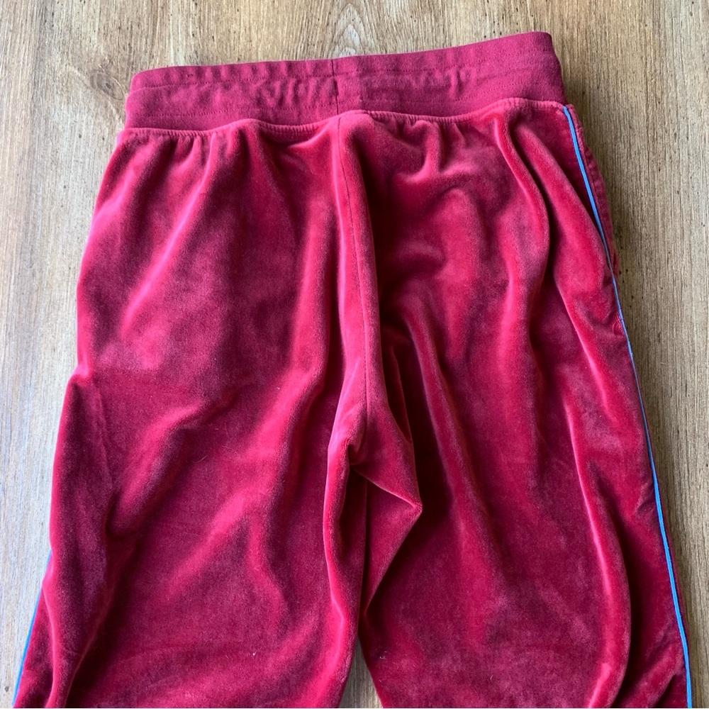 Nike Burgundy Velour Jogger Pants - Picture 5 of 9